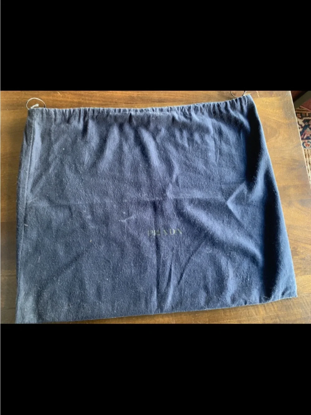 Prada Blue Saffiano Laptop briefcase